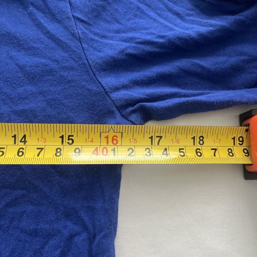 Polo Ralph Lauren Shirt Boys L 14/16 Blue Bear Graphic Hooded Long Sleeve - Picture 5 of 6